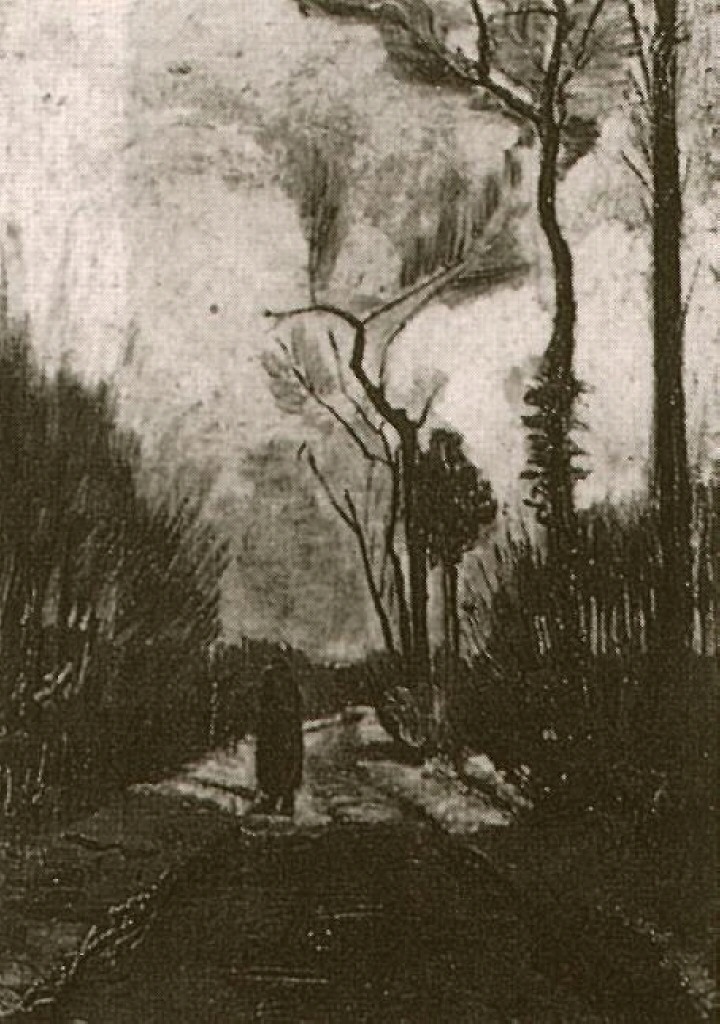 Картина Ван Гога Осенняя улица 1884